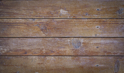 Wall Mural - Wooden planks background wall. Textured rustic wood old paneling for walls, interiors and construction.
