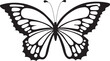 Icono vector de mariposa grande 