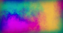 Abstract Art Animated Background With Wavy Pattern And Rainbow Colors.