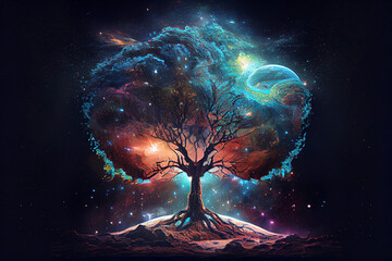 The tree of life hidden away in deep space