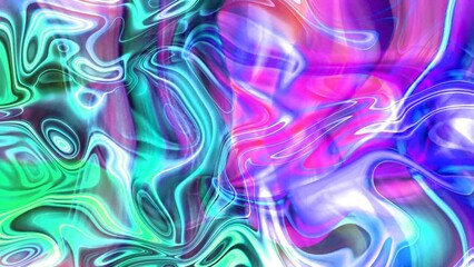 Canvas Print - Wavey liquid background animated