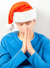 Poster - Young Man is praying