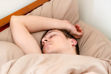 Poster - Young Man sleeping