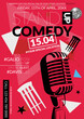 Stand Up Comedy in Vector Template