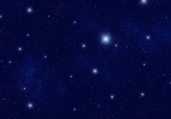Wall Mural - stars in night sky. space background.