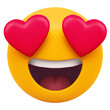 © Maker Mockup - Emoji 3D In love Emoticon