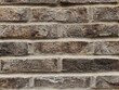 Close up of old vintage masonry brick wall grungy texture background.