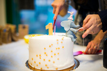Cake Cutting For First Birthday