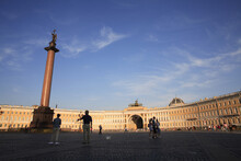 Alexander Column, Palace Square, Saint Petersburg, Russia