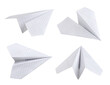 Set of paper planes isolated