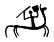 Equestrian depiction at Litsleby
