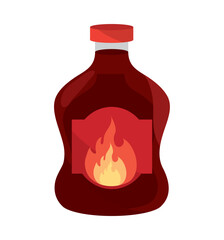 Sticker - BBQ hot sauce