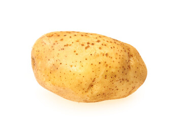 Sticker - potatoes isolated on white background