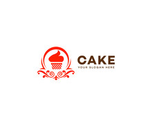 Cake Logo Design, Bakery Logo