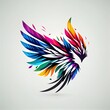  a colorful bird with a long tail and colorful feathers on it's wings. Generative AI