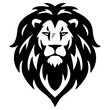 Lion Head Scar Logo Vector Illustration Mascot Design