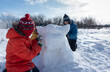 © Chepko Danil - happy boy in snow play sunny day outdoors