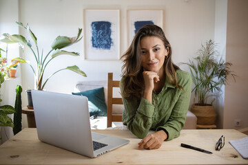 Wall Mural - Entrepreneur working from home