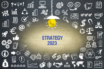 Fototapete - Strategy 2023	