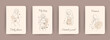 © KeronnArt - Cover page notebook collection. Templates with abstract pregnant women in one line style. Perfect for diary, books, magazines, journals, catalogs, planners and flyers. Vector layouts.