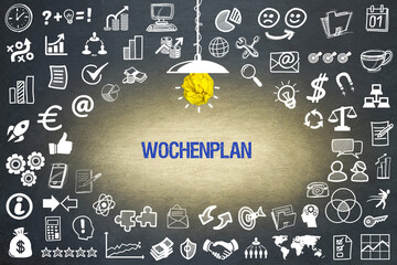 Poster - Wochenplan