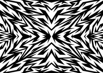 Abstract background with geometric tribal ornament pattern