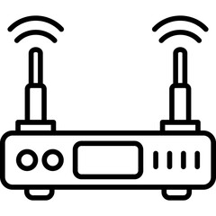 Wall Mural - Router Icon