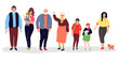© Boyko.Pictures - Cute characters - modern colorful flat design style illustration
