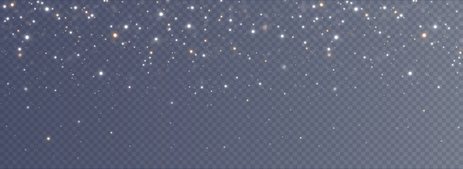 christmas background. powder dust light png. magic shining gold and white dust. fine, shiny dust bok
