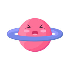 Wall Mural - planet kawaii sky