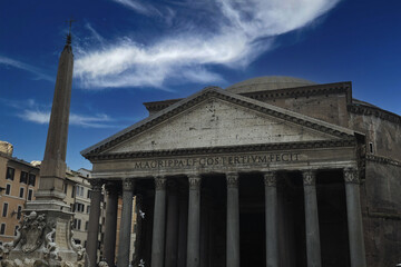 Poster - Pantheon in Rome external view