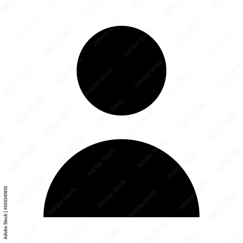 Avatar icon vector. User illustration sign account symbol. Personal ...