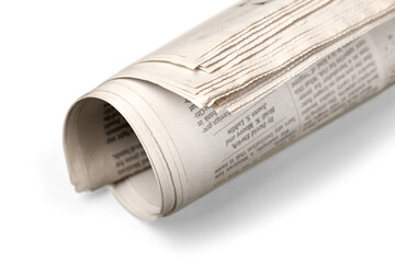 Rolled Newspaper