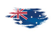 painted australia flag