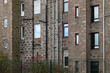 25 November 2022. Aberdeen, Scotland. This is the rear of the tenement buildings of flats in Victria Road in Torry area.