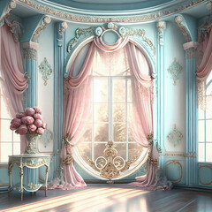 Wall Mural - rococo room