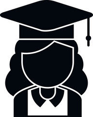 Poster - Campus graduation icon simple vector. College education. Student life