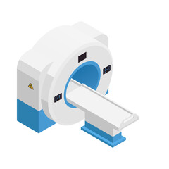 Wall Mural - Neuro MRI Isometric Composition