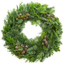 PNG Christmas Wreath Decoration Isolated Transparent Background