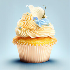 Wall Mural - cupcake with frosting