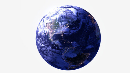 blue planet earth transparent png file. elements of this image furnished by nasa