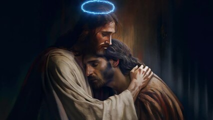 Wall Mural - Jesus Christ Healing Meditation