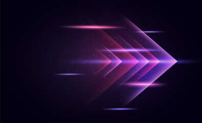 abstract modern hight speed light arrow line technology effect. modern abstract high speed motion. c