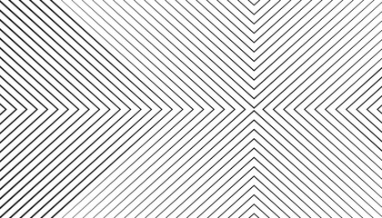 Wall Mural - Abstract black lines pattern background. Creative monochrome stripe texture isolated on white background. Vector