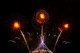 Fototapeta Na sufit - fireworks,beautiful fireworks in the dark sky