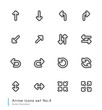 © tsumugi - 製品設計やアプリ開発やプログラミングに最適な、シンプルで使いやすい矢印アイコンセットNo.4
