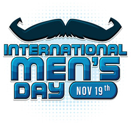 Sticker - International Mens Day Poster Design