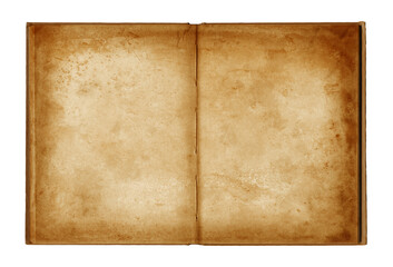 Wall Mural - old grunge open notebook