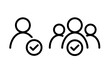 © YoGinta - Person people with check mark. Illustration vector