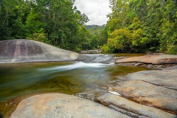 Canvas Print - Swimming hole in the area of scenic Murray Falls Queensland, Australia